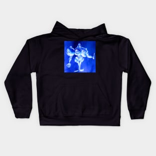 blue gundam dogu alien darkstalker Kids Hoodie